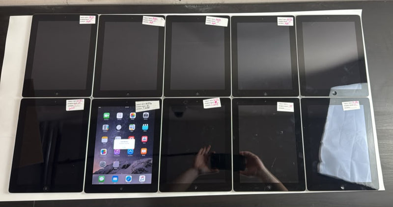 Lot of 10  -  iPad Model A1395 16GB - Defective