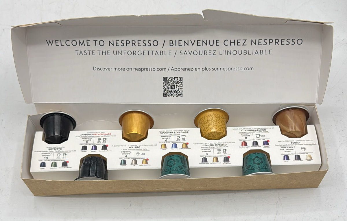 Nespresso Original Capsules Welcome Kit Sampler - 7 Flavors — 4Surpluscity