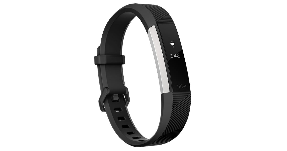 Fitbit ALTA HR FB408GMBKS Activity Tracker Fitness Wristband - Black (Small)