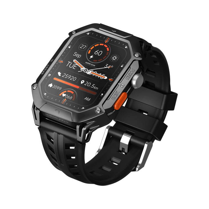 NJORD GEAR The Indestructible Smartwatch APEX 54MM IP69K - Signal Orange
