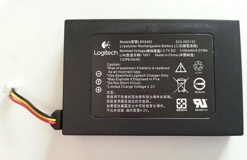 Logitech 533-000132 Replacement Battery for Logitech G933/G935 Headset