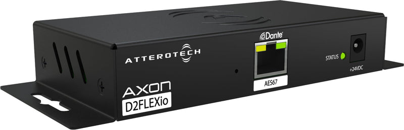 QSC Axon D2FLEXio Dante/AES67 Networked Audio Interface