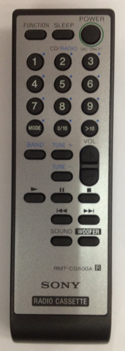 Sony RMT-CG500A Portable Stereo Radio Remote Control