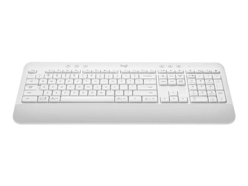 Logitech Signature K650 Comfort Full-Size Wireless Keyboard with Wrist Rest - White (NO RECEIVER)