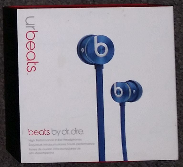 Beats urBeats BLUE In Ear Headphones Beats By Dr. Dre - DEFECTIVE