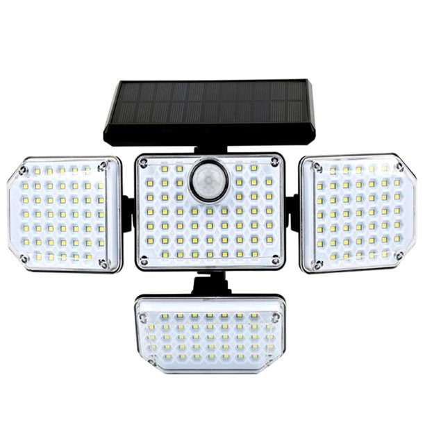 Techinal 4 Heads Solar Lamp Led Solar Light -2 pack