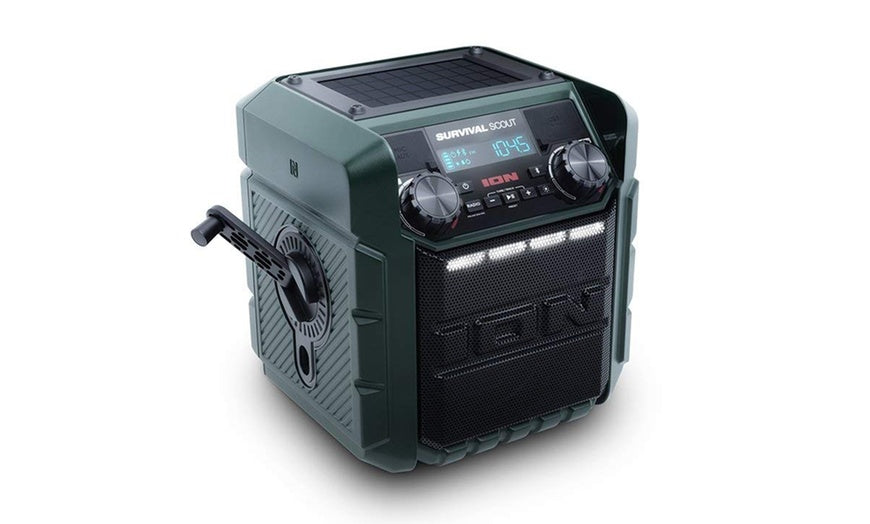 ION Audio iPA95 Survival Scout Solar Energy Speaker/Radio (No Battery)