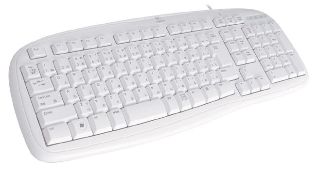 Logicool Logitech Classic Keyboard 200 English/Japanese layout - White