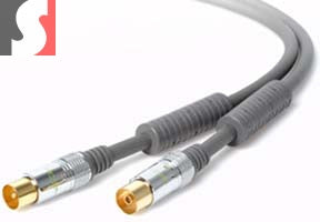 Techlink Wires CR 68 Series Coaxial 1.5m Coax Plug to Coax Socket