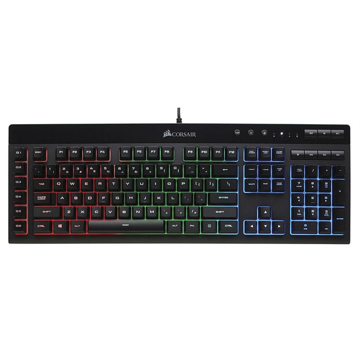 Corsair K55 RGB Backlit Gaming Keyboard - Black