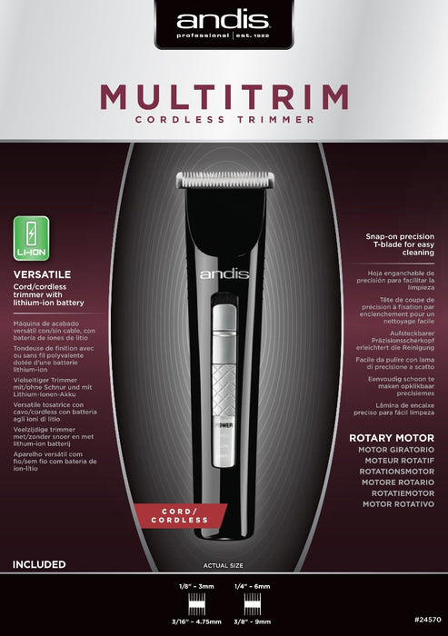 Andis Professional Multitrim Cordless Trimmer #24570