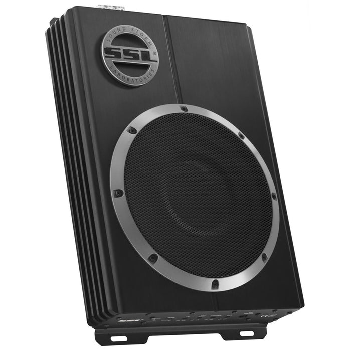 Sound Storm Laboratories LOPRO8 8 Inch Powered Under Seat Car Audio Subwoofer