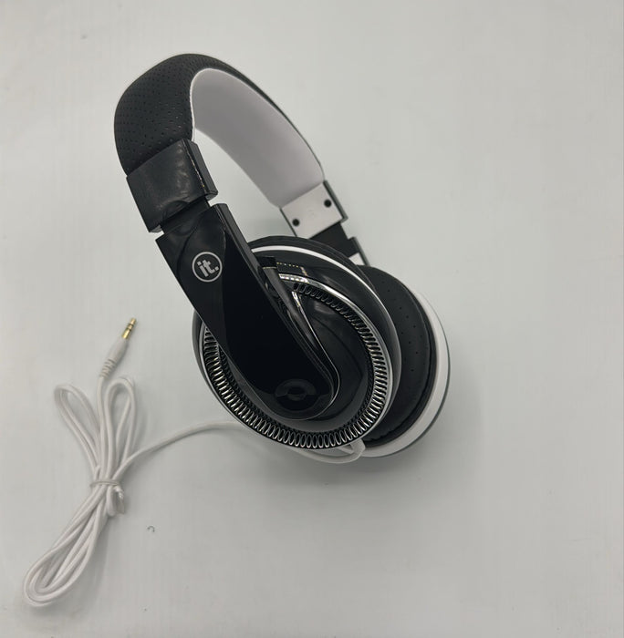 Innovative Technology - 3.5mm Wired Headset - Black