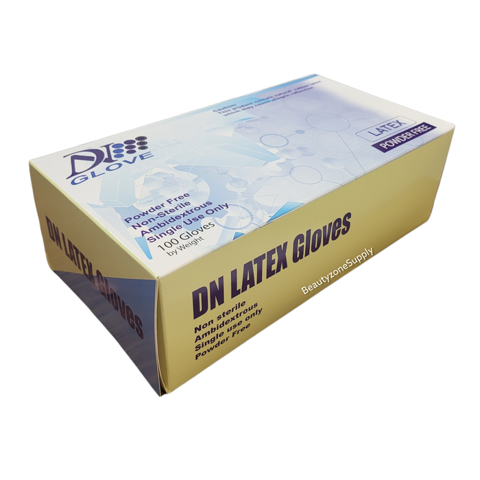 DN Latex Powder Free Gloves Medium - 1000 CT - DN084131017