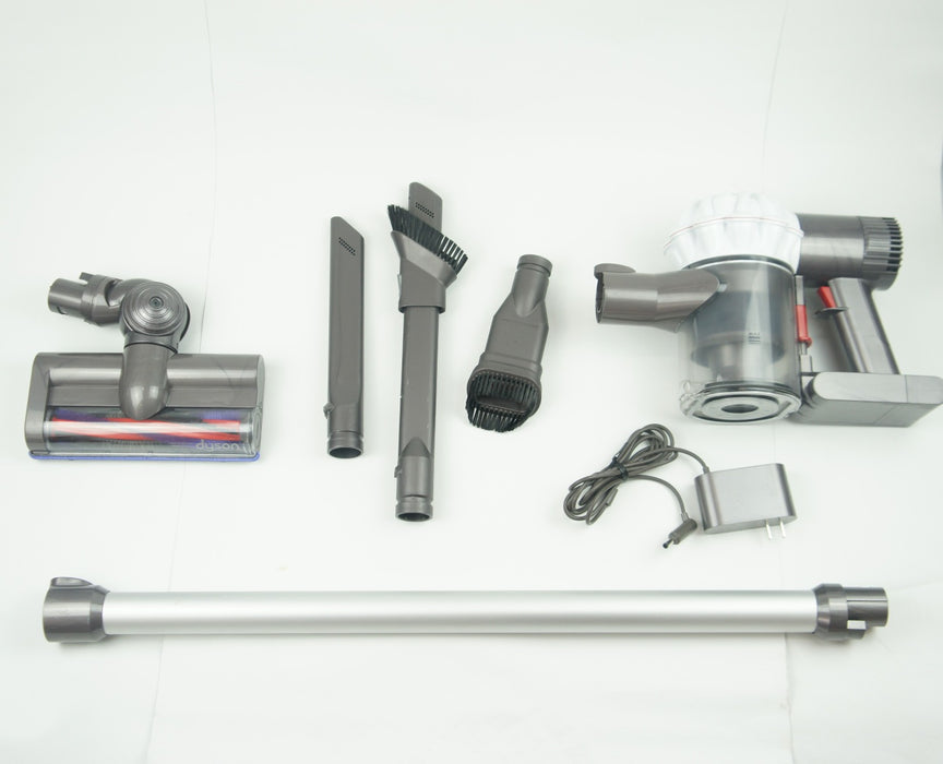 Dyson V6 Cordless Stick Vacuum Cleaner W/ Attachments - White/Silver