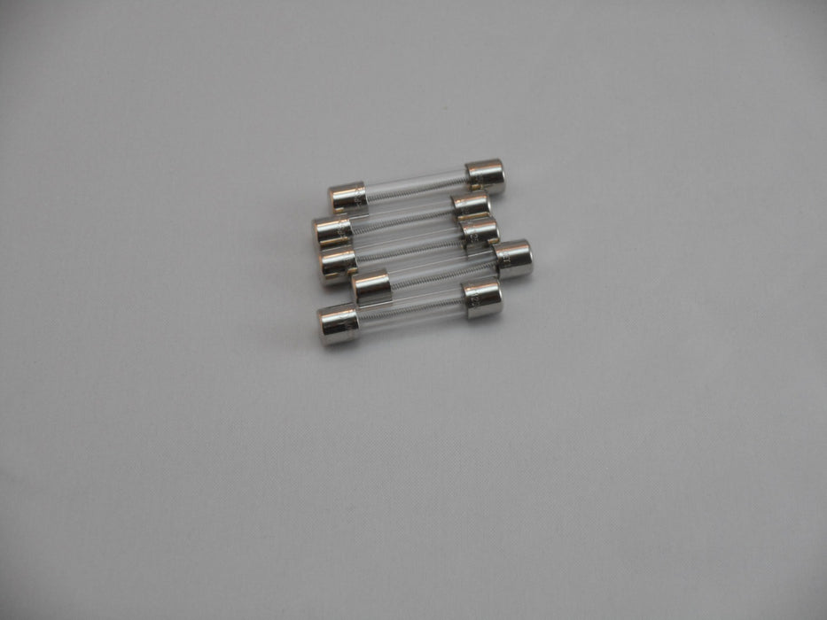 Pack Of 5 2A 250V Glass Cartridge Fuse
