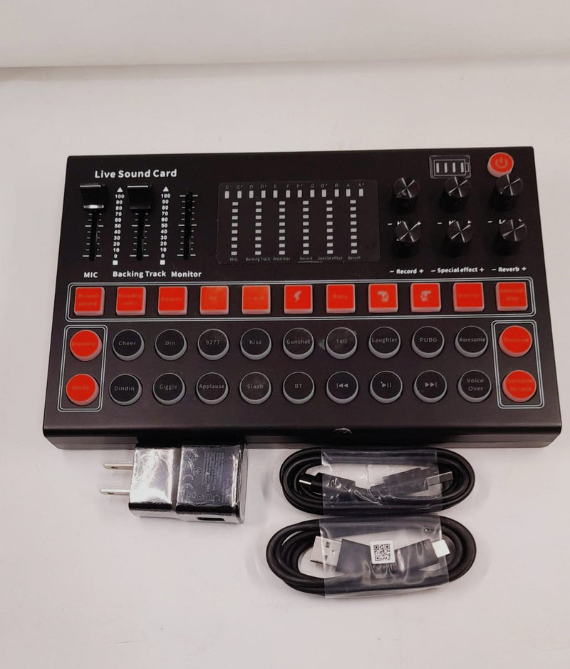 Sound Card Microphone Sound Mixer Sound Card Audio Mixing Console Amplifier
