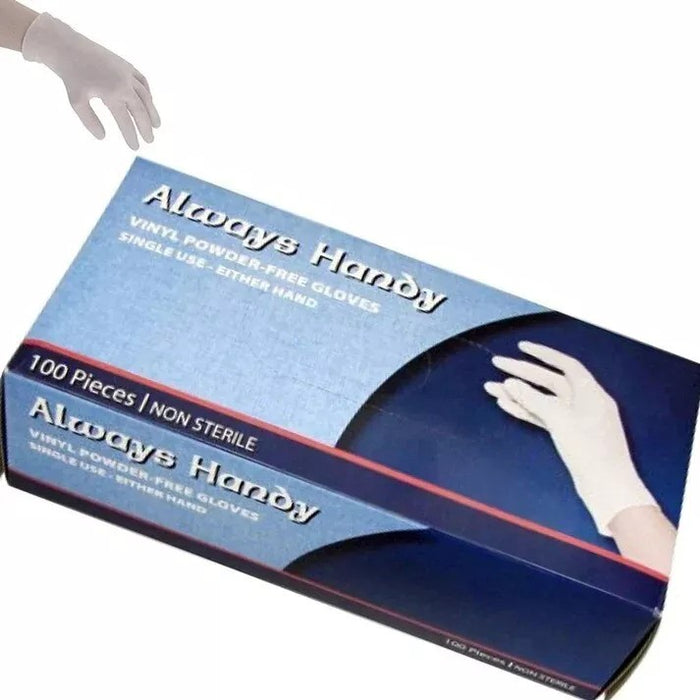 Always Handy Clear Vinyl Powder-Free Gloves - 682W - 1000CT