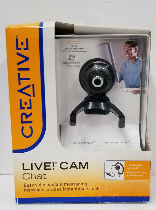 Creative Live! Cam Chat Camera USB VF0330EF Black