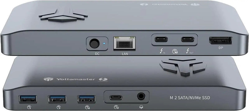 Yottamaster Thunderbolt 3 Dock with Dual M.2 Slot-2800MB/s