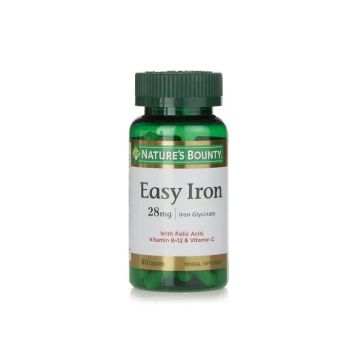 Nature's Bounty Easy Iron - 28 mg - 90 Capsules