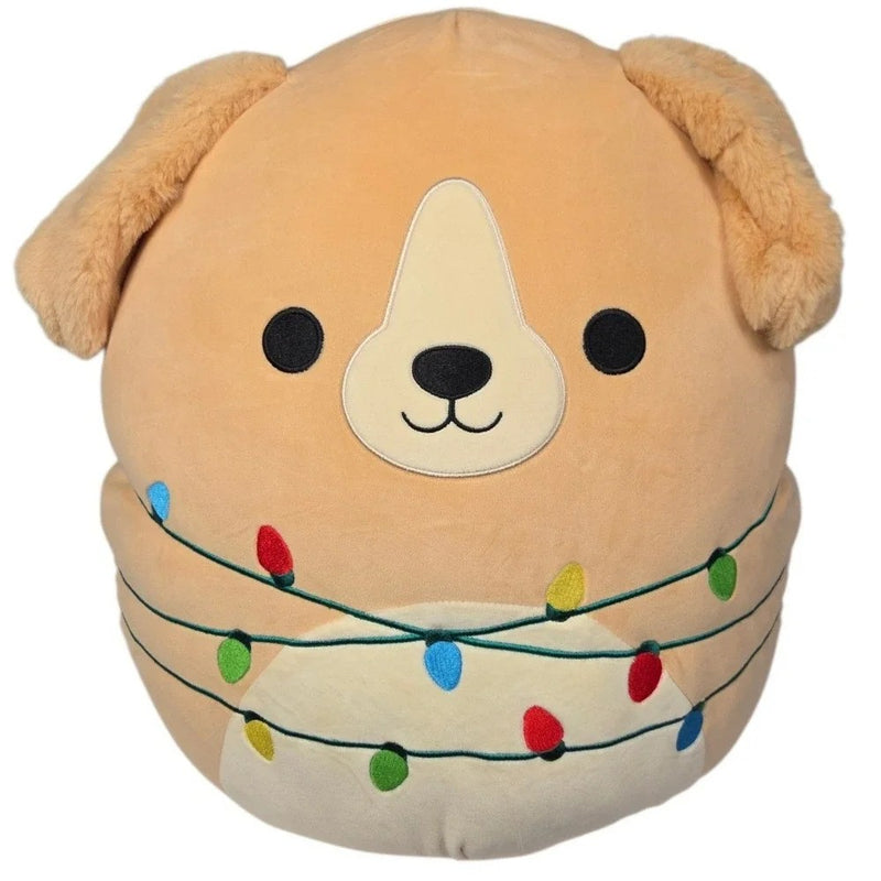 Squishmallows Stevon 16" Plush Golden Retriever Christmas Edition