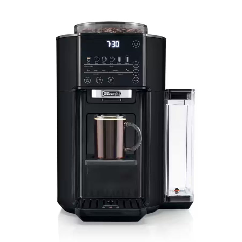 DeLonghi True Brew Drip Coffee Maker with Built in Grinder - Single Serve