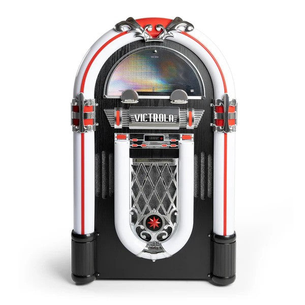 Victrola VJB-125 Retro Desktop Jukebox with CD Player