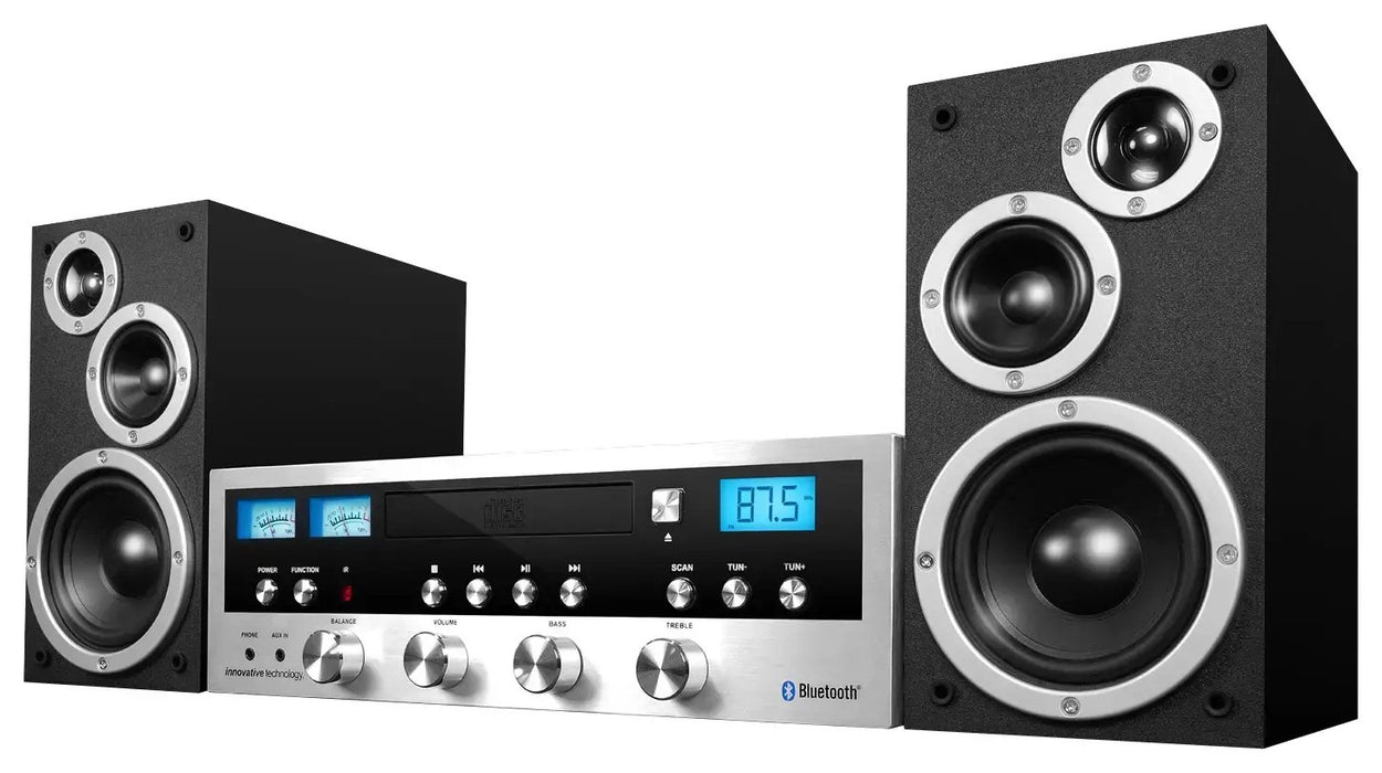 Innovative Technology - 50W Audio System - Black/Silver