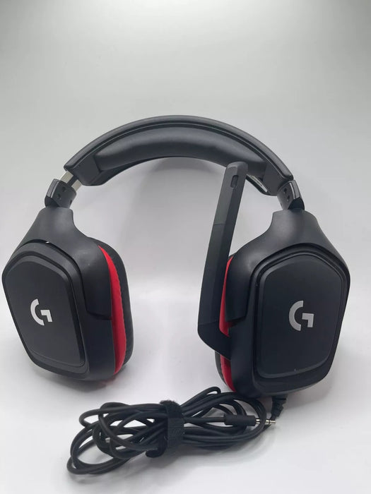 Logitech G332 3.5mm Multi Platform Stereo Gaming Headset - Black/Red