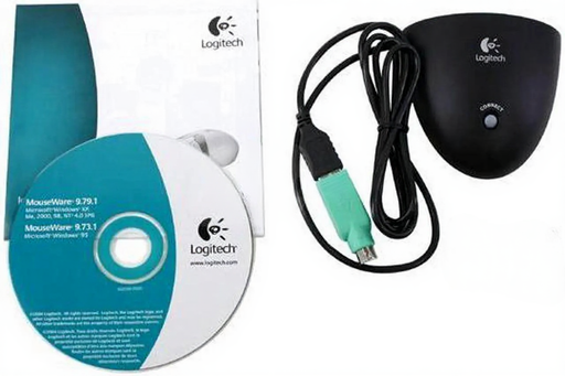 Logitech Cordless Optical Mouse 931156-0403 W/ Receiver