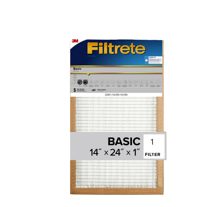 3M Filtrete Basic Air Filter FBL23CI 14 in x 24 in x 1 in - 1 Pack