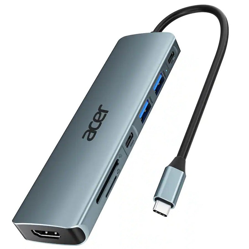 Acer - USB C Dock 7 in 1 USB-C to HDMI Hub