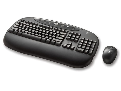 Logitech Cordless Internet Pro 967461-0403 RF Wireless Slim Desktop w/Mouse