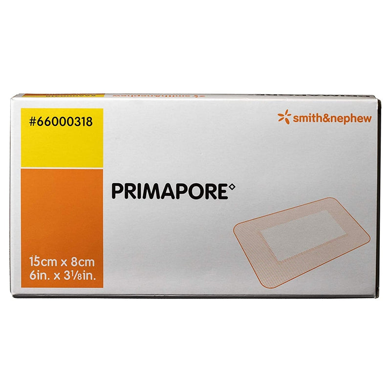 Smith & Nephew Adhesive Dressing Primapore 6" X 3 1/8" Polyester 66000318