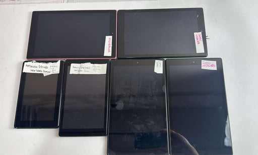 LOT OF 6 - Mixed Amazon Fire Tablets - 8GB-16GB ASIS