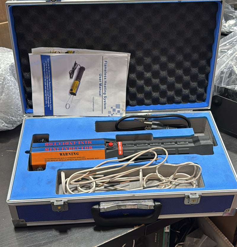 Magnetic Induction Heater Kit 1000W 110V Hand Held Automotive Flameless Heat Tool - Defective