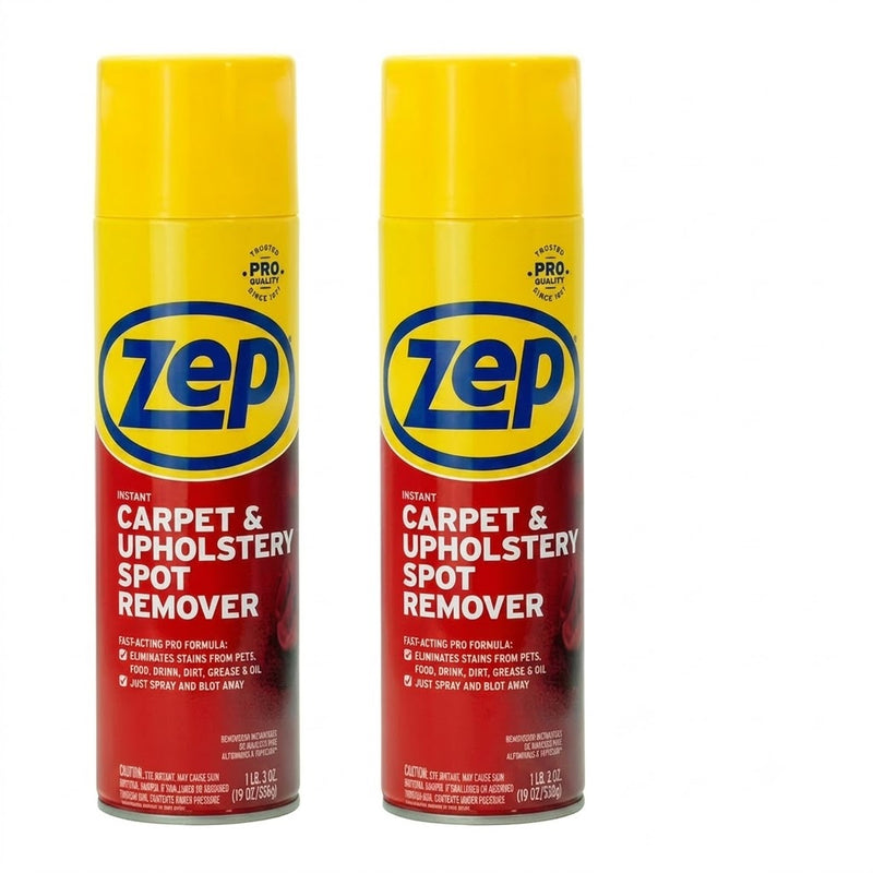 Zep Instant Carpet and Upholstery Spot Remover 19 oz ZUSPOT19 - 2 Pack