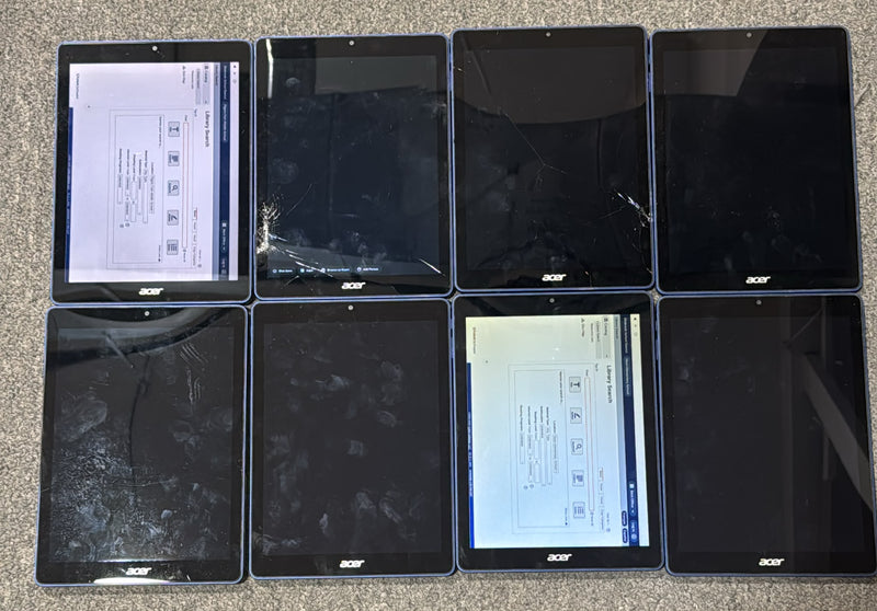 Lot of 8 - Acer Chromebook Tab 10 N18Q1 9.7" 32GB 4GB RAM - Tablet ASIS
