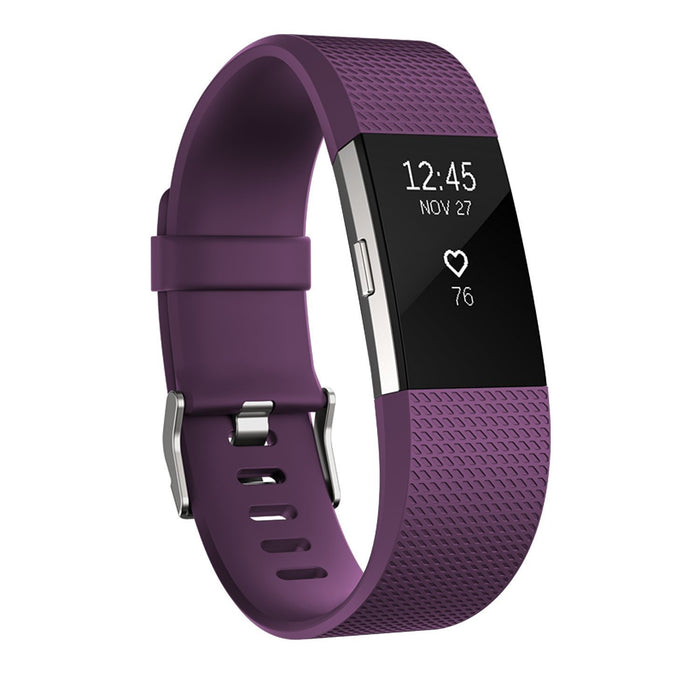 Fitbit Charge 2 HR - Heart Rate + Fitness Wristband Tracker - Purple