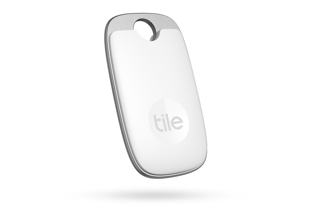 Tile Pro 1-Pack Powerful Bluetooth Tracker Keys Finder and Item Locator - White