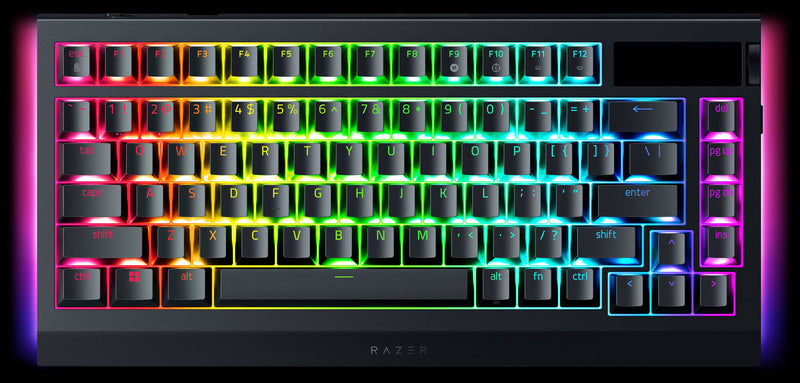 Razer BlackWidow V4 75% Mechanical Gaming Keyboard - Black