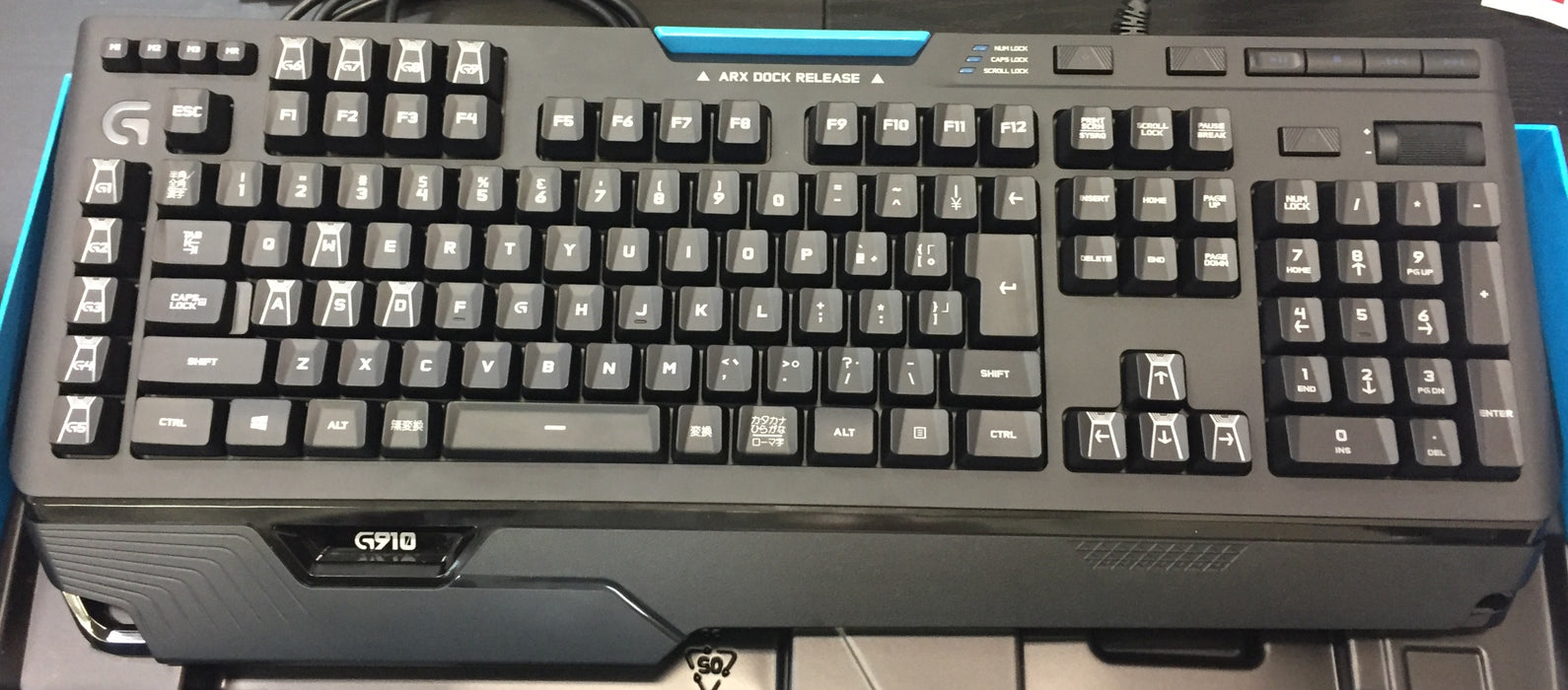 Logicool G910 Orion Spark RGB Mechanical Gaming Keyboard - ENGLISH/JAPANESE Layout