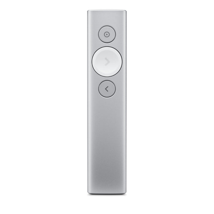 Logitech Spotlight Presentation Wireless Remote-Silver (Bluetooth Only)