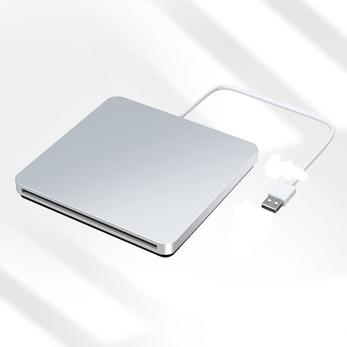 External CD DVD Drive USB A Ultra Slim CD DVD Burner/Writer/Reader USB Superdrive Disc Duplicator