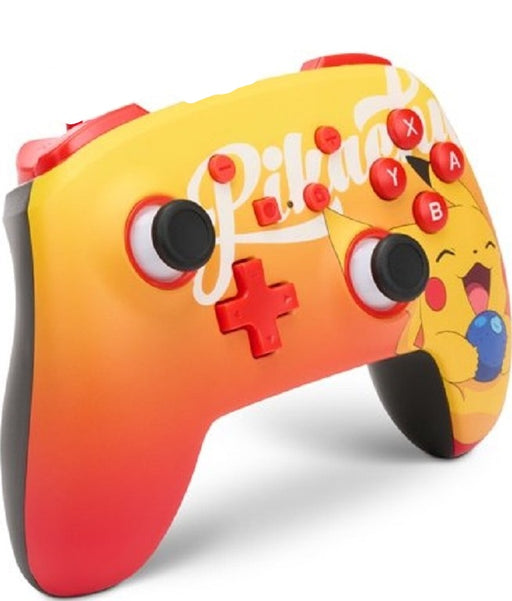 PowerA Oran Berry Pikachu Enhanced Wired Controller For Nintendo Switch