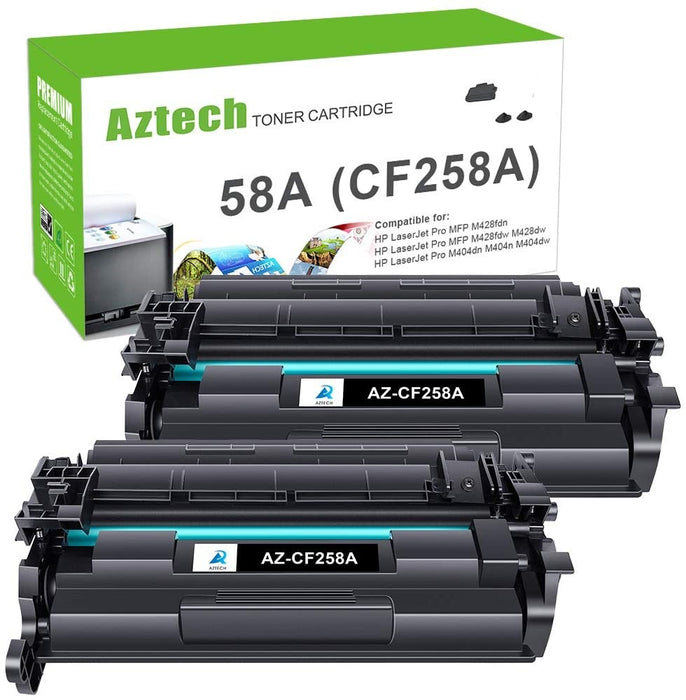 4 Pack of Aztech Toner Cartridge - 58A CF258A