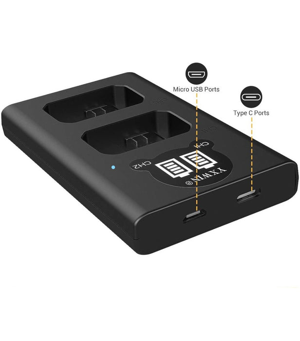 YXwin Camera Battery Charger for Sony Batteries