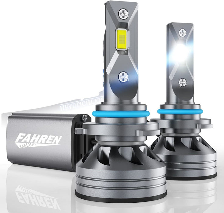 Fahren 9006/HB4 LED Headlight Bulbs 60W 14000 Lumens Super Bright LED Headlights - 2 Pack