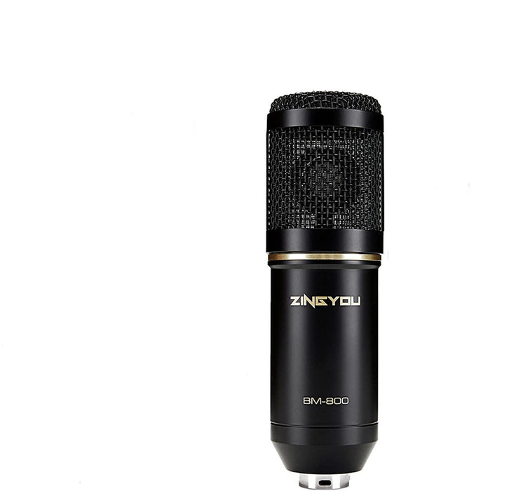 ZINGYOU Condenser Microphone - BM-800 - Black - Microphone Only